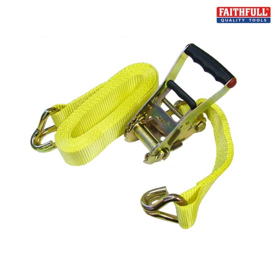 Ratchet Tie-Down 8m x 50mm Trucker Breaking Strain 4500kg