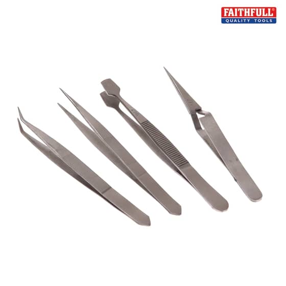Tweezer Set of 4