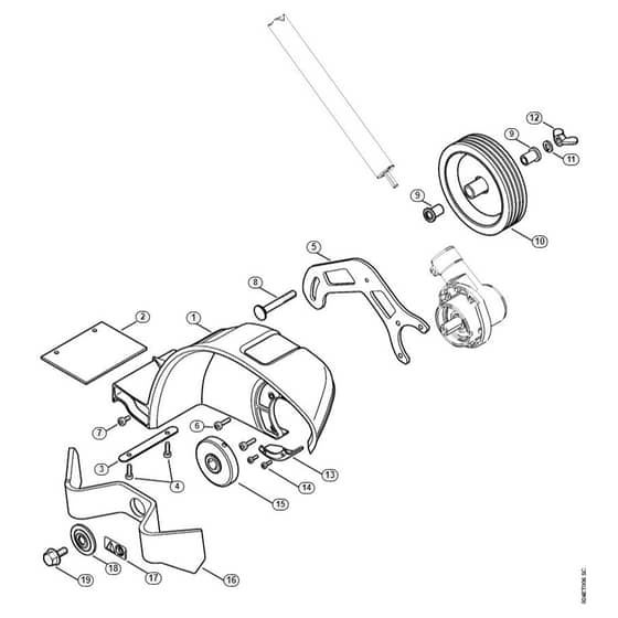 Genuine Stihl FBD-KM / B - Deflector