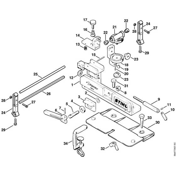 Stihl FG2 - Filing Tool Fg 2, Extras - Parts Diagram