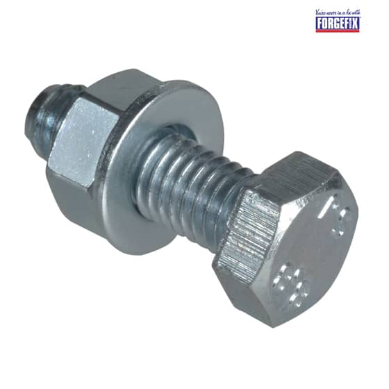 Forgefix High Tensile Set Screw ZP M8 x 25mm Forge Pack 8 - FPHBN825