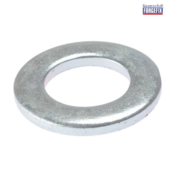 Forgefix Flat Washer Heavy-Duty ZP M10 Bag 100 - 100HDWASH10
