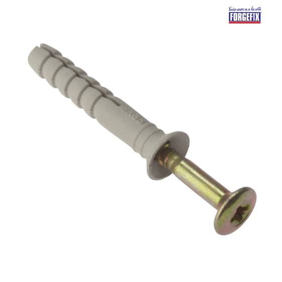 Forgefix Hammer Fixing & Plug M8 x 100mm Bag 10 - 10HF8100