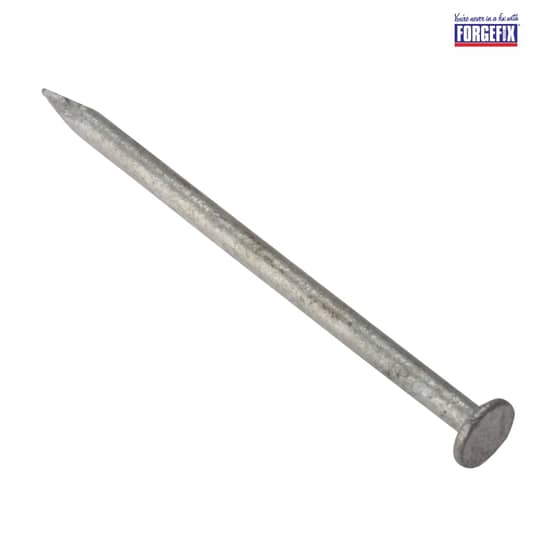 Forgefix Round Head Nail Galvanised 100mm Bag of 500g - 500NLRH100GB