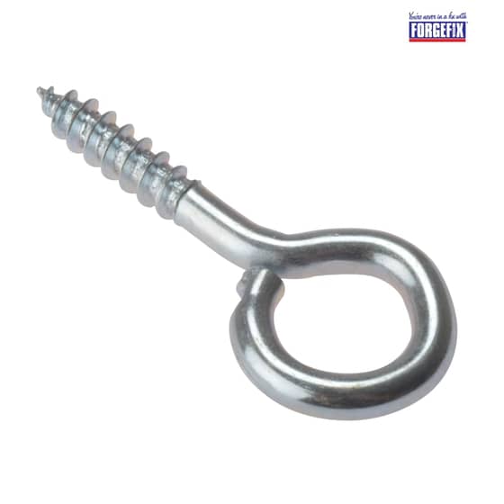 Forgefix Screw Eyes ZP 75 x 18g Bag 10 - 10SE7518