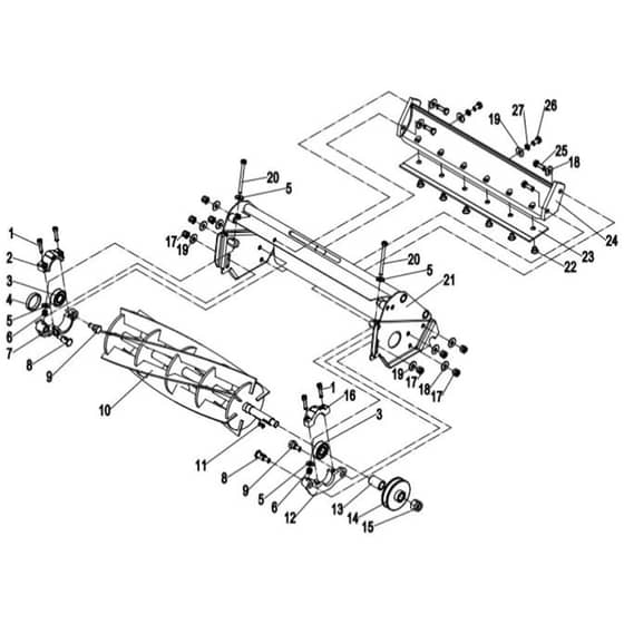 Cobra FORTIS17B - Cylinder Lawn Mower Apr 2023 Cylinder Assy Diagram