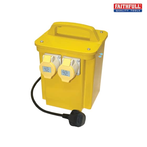 Faithfull Transformer 3.3kva Dual Socket