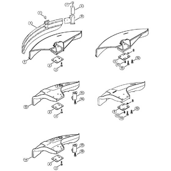 Genuine Stihl FR130 T / N - Deflector