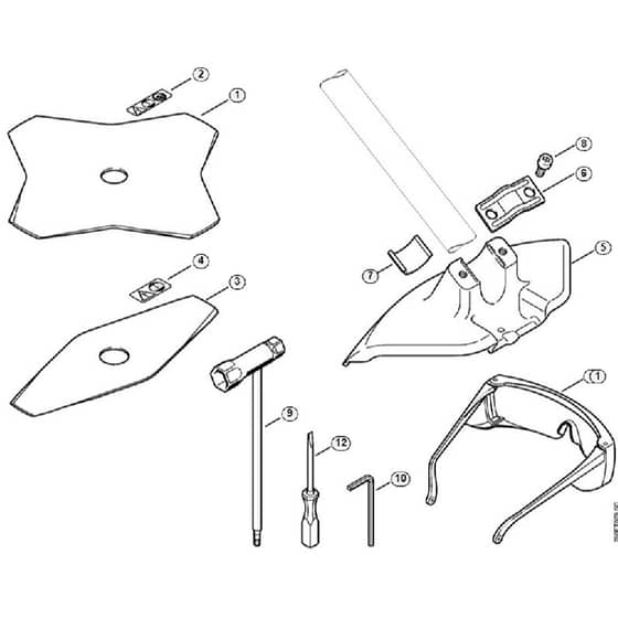 Genuine Stihl FR145 SEA / U - Cutting tools, Tools