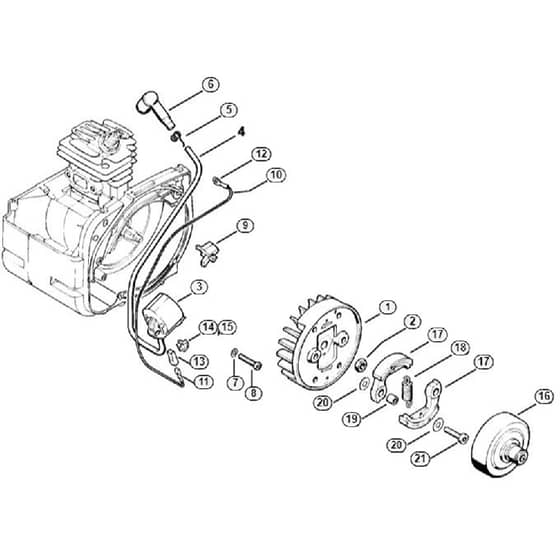 Genuine Stihl FR220 / C - Ignition system