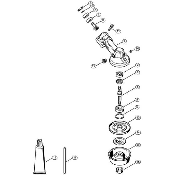Genuine Stihl FR460 TC-E / R - Gear head