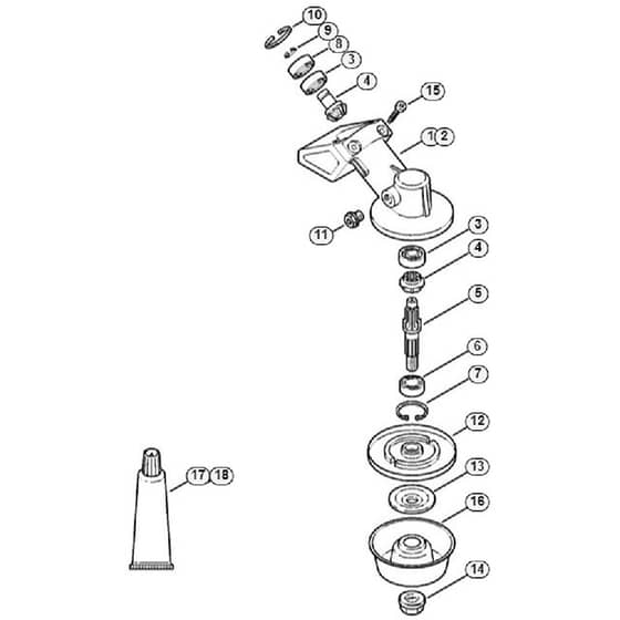 Genuine Stihl FR460 TC-E / S - Gear head
