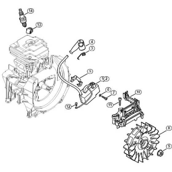 Genuine Stihl FS260 C-E / H - Ignition System