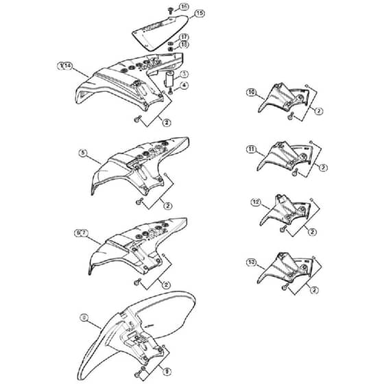 Genuine Stihl FS360 C-E / P - Deflector