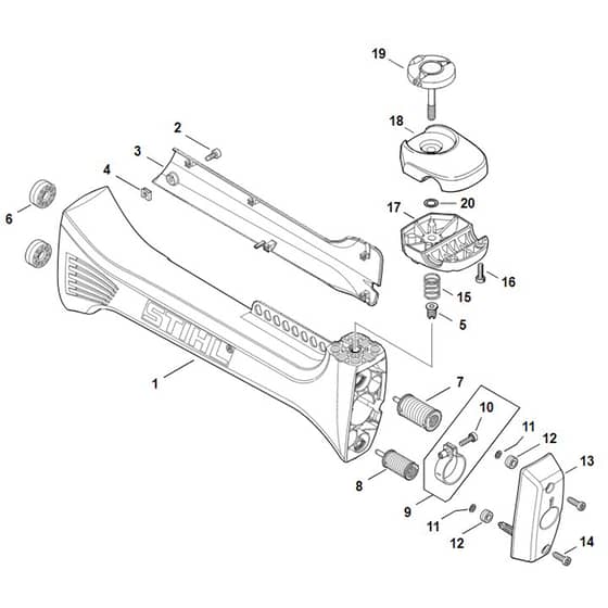 Stihl FS361.0 C-EM - Av System - Parts Diagram