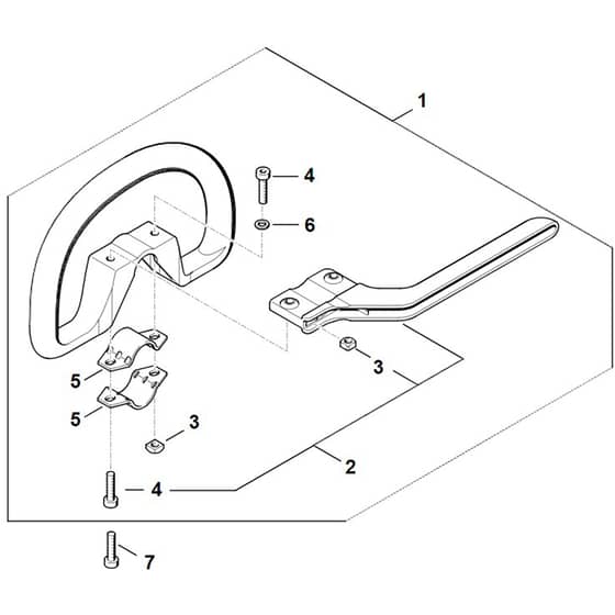 Stihl FS36R - Loop Handle - Parts Diagram