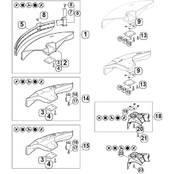 Genuine Stihl FS400 / T - Deflector