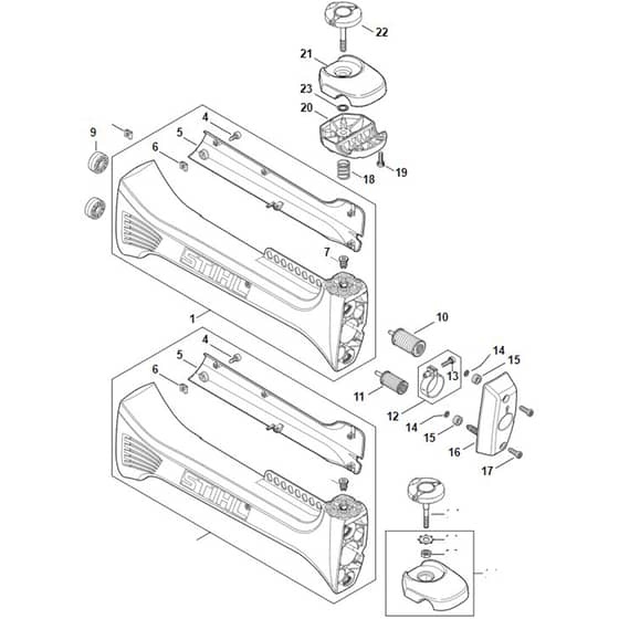 Stihl FS460 C-EM - Av System - Parts Diagram