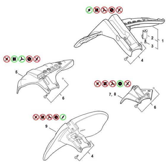 Stihl FS461.0 C-EM - Deflector - Parts Diagram