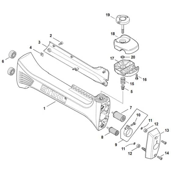Stihl FS461 C-EM - Av System - Parts Diagram