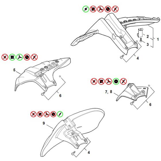 Stihl FS461 C-EM - Deflector - Parts Diagram