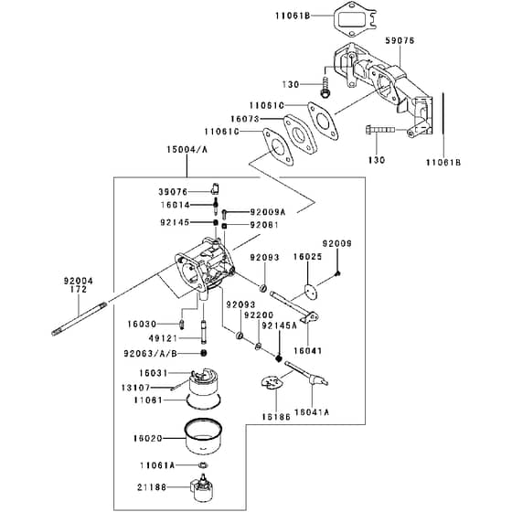 Countax Fs481V - 08 Carburetor