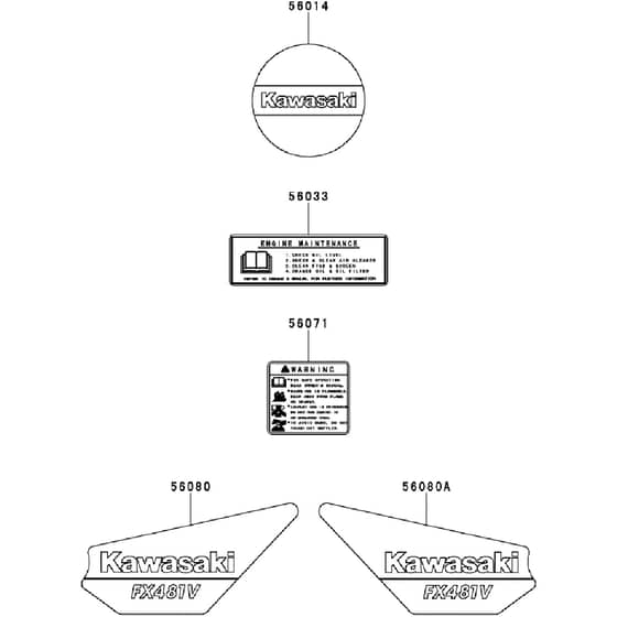 Countax Fs481V Es04 Fs481V Fs04 - 12 Label