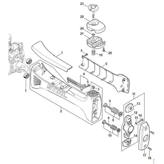 Stihl FS561 C-EM - Av System - Parts Diagram