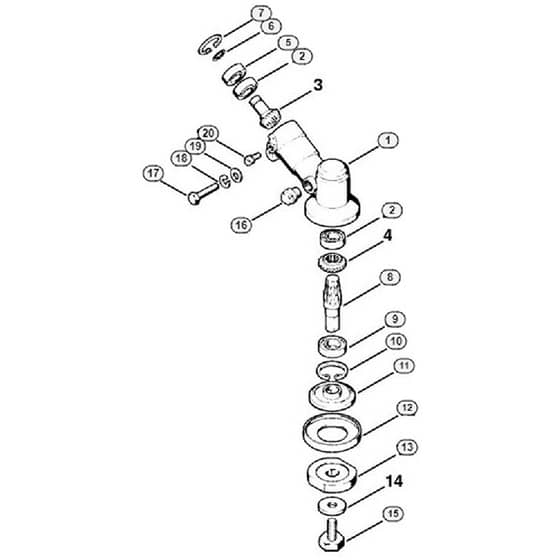 Genuine Stihl FS65 / G - Gear head