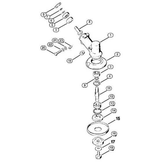 Genuine Stihl FS90 - 4117 / G - Gear head
