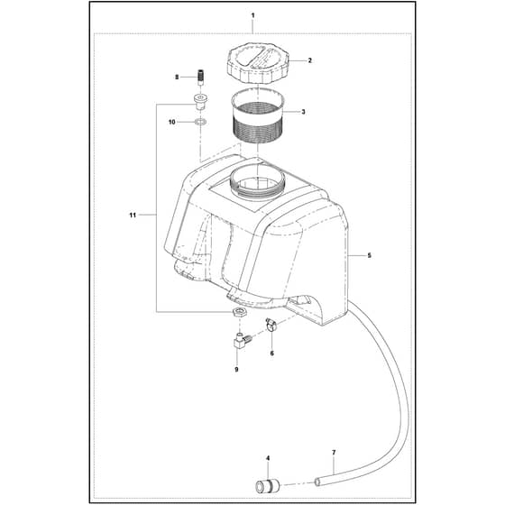 Husqvarna FS 305 - 965150026 - Water Tank