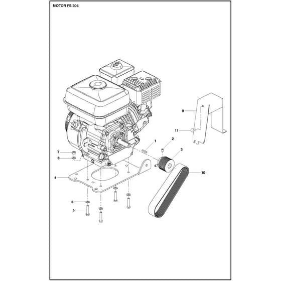 Husqvarna FS 305 - 965150026 - Motor