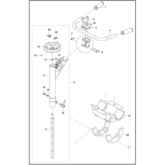 Husqvarna FS 305 - 965150026 - Crank