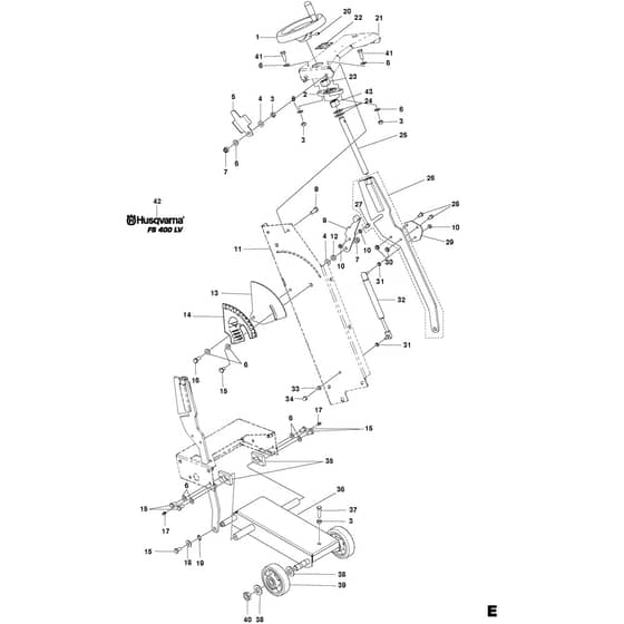 Husqvarna FS 400 LV - 967796501 - Height Adjustment