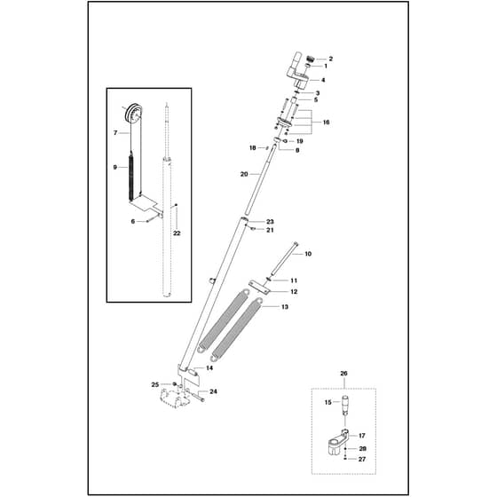 Husqvarna FS 413 - 965150102 - Screw Feed