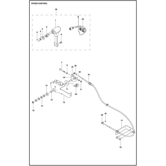 Husqvarna FS 5000 D - 967207340 - Speed Control