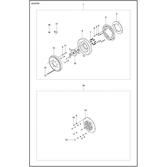Husqvarna FS 5000 D - 967207340 - Clutch