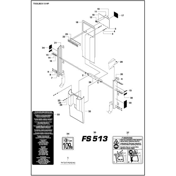 Husqvarna FS 524 - 967046102 - Toolbox 01