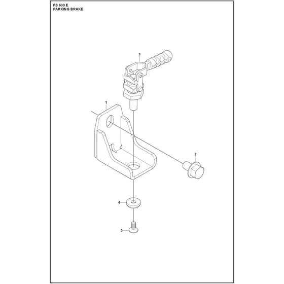 Husqvarna FS 600 E - 970492902 - Parking Brake