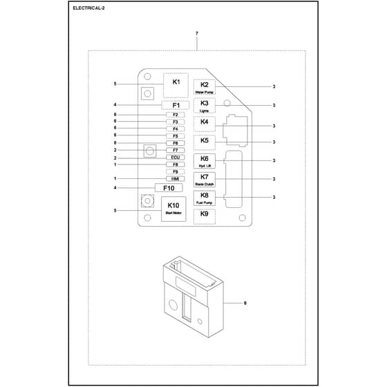 Husqvarna FS 7000 D - 967944703 - Electrical 01