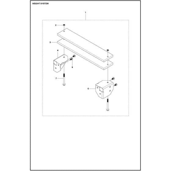 Husqvarna FS 7000 D Tier 4 - 967207953 - Weight System