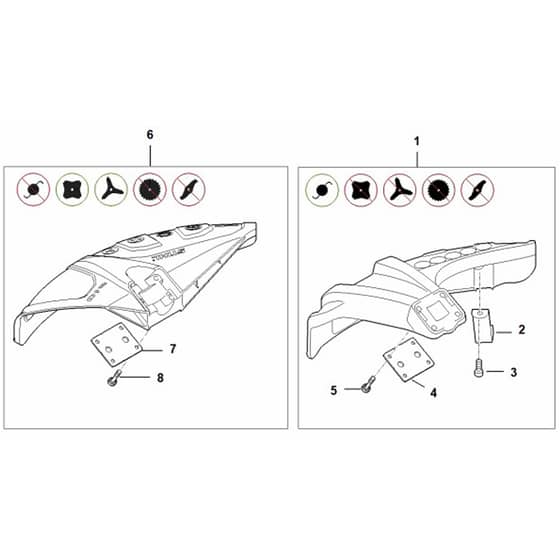 Stihl FSS-KM - Deflector - Parts Diagram
