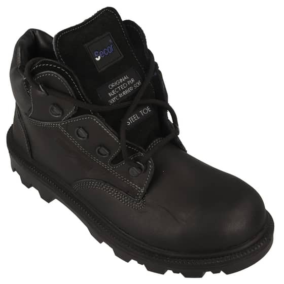 Secor Sherpa Chukka Safety Work Boots Black (Size 12) - ONLY 1 LEFT