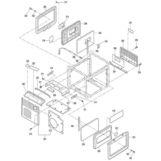 Makita G4300IS - Generator - Power Tool 12 Diagram