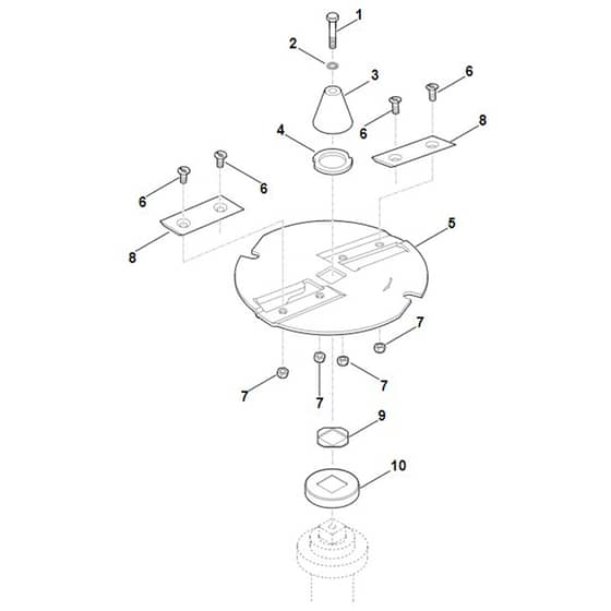 Viking GB 370.2 S - Blade Set - Parts Diagram