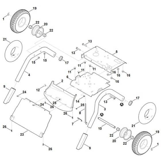 Viking GB 460.1 - Chassis - Parts Diagram
