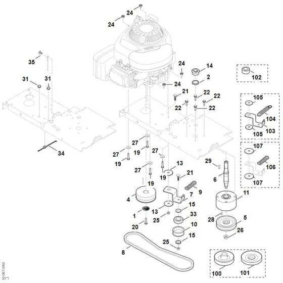 Viking GB 460 C - Drive - Parts Diagram