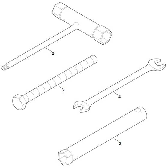 Viking GB 460 C - Tools - Parts Diagram