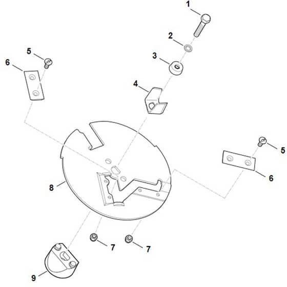 Viking GE 150 - Blade Set - Parts Diagram