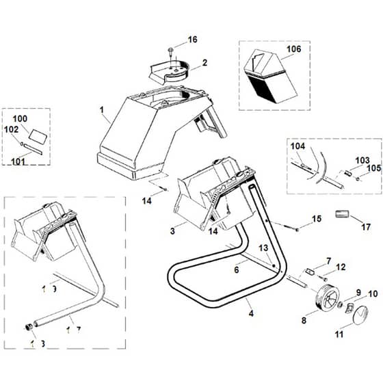 Viking GE 220 - Housing - Parts Diagram